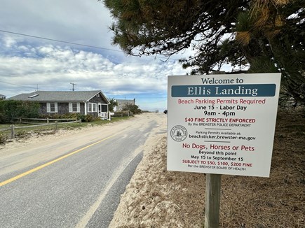 Brewster Cape Cod vacation rental - Ellis Landing Beach Sign