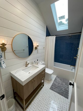 Yarmouth Port Cape Cod vacation rental - Second Bathroom with large bathtub and shower.