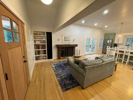 Yarmouth Port Cape Cod vacation rental - Living Room with full size sofa bed.
