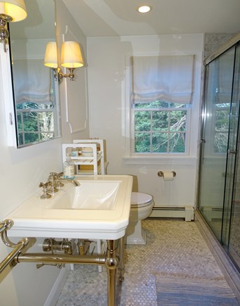 East Orleans Cape Cod vacation rental - Bathroom with glass walk in shower