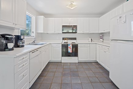 Wellfleet Cape Cod vacation rental - Bright white kitchen with plenty of amenities