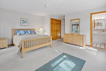 Wellfleet Cape Cod vacation rental - Spacious primary bedroom with queen size bed/ spare full bed