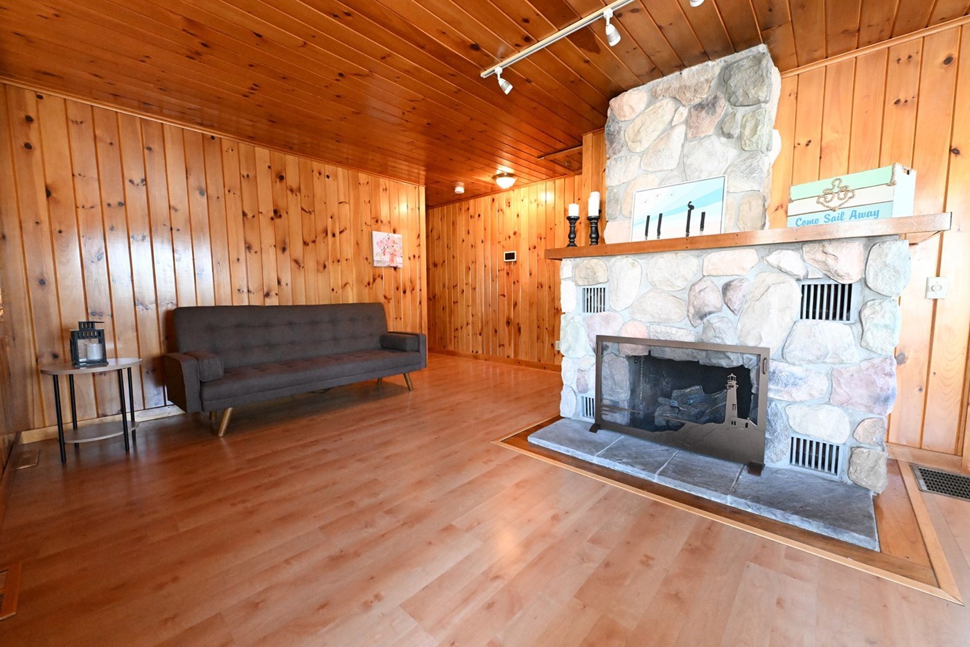 Kitchen with skylight