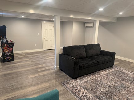 South Yarmouth Cape Cod vacation rental - Newly finished basement room with gaming and TV