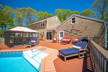 Marstons Mills Cape Cod vacation rental - Heated pool with seating area