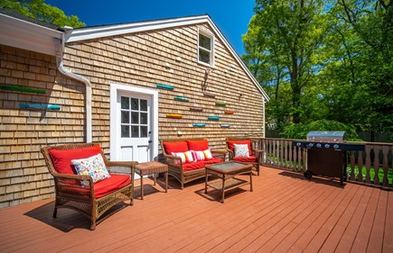 Marstons Mills Cape Cod vacation rental - Seating area with Gas Grill