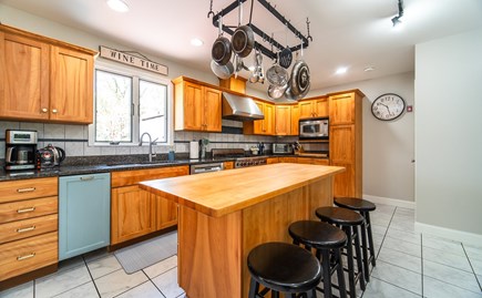 Marstons Mills Cape Cod vacation rental - Kitchen with island seating