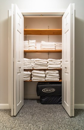 Marstons Mills Cape Cod vacation rental - Towels and pack and play