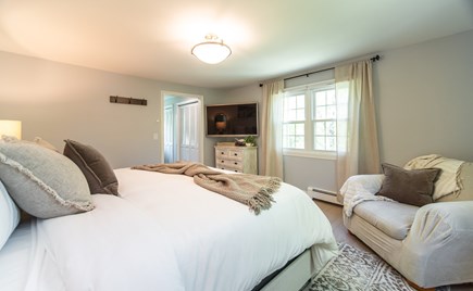 Marstons Mills Cape Cod vacation rental - Master bedroom with 55in Smart TV