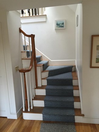 Dennis Cape Cod vacation rental - Hallway leading upstairs