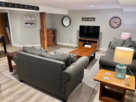Chatham Cape Cod vacation rental - Basement Movie/Game Area