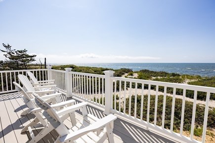 Dennis Cape Cod vacation rental - Wrap around deck to enjoy your morning coffee.