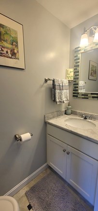 Harwichport Cape Cod vacation rental - Half bathroom in bedroom 1