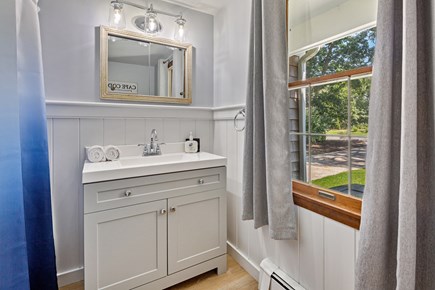 Eastham Cape Cod vacation rental - First floor bathroom with tub and shower