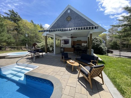 Sandwich Cape Cod vacation rental - Salt water pool and hot tub with kitchen and bathroom