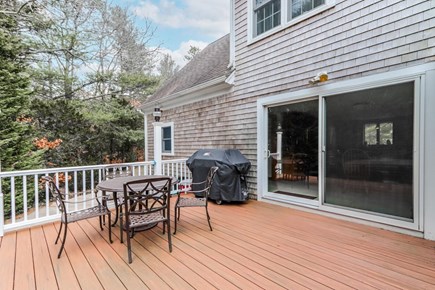 Sandwich Cape Cod vacation rental - Rear deck with grill and furniture