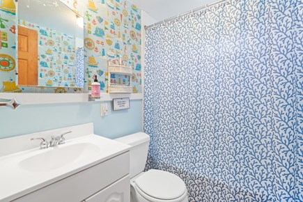 Wellfleet Cape Cod vacation rental - Full bathroom with tub and shower