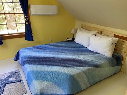 Wellfleet Cape Cod vacation rental - Upper Level is two rooms open to each other. queen bed on oneside