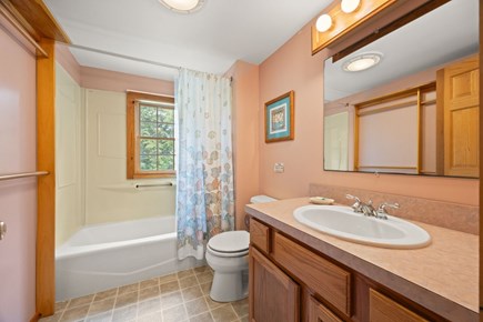 Wellfleet Cape Cod vacation rental - Second floor bathroom with a tub and shower