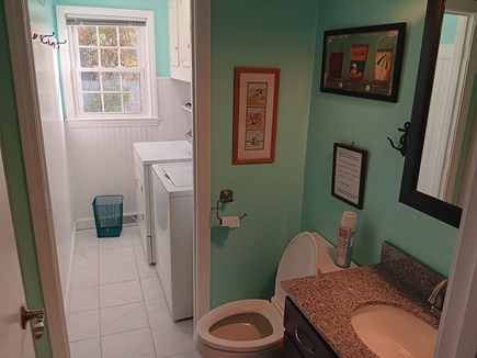 South Yarmouth Cape Cod vacation rental - Bathroom 1 + Laundry