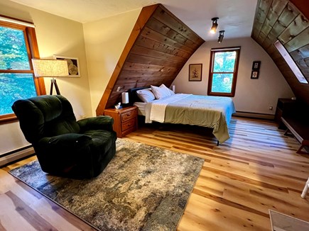 Marstons Mills Cape Cod vacation rental - Relax in our master bedroom with a king-size bed and a cozy sofa