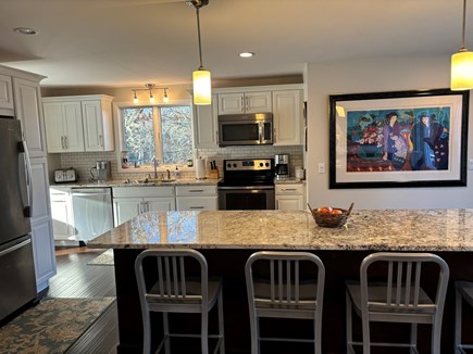 S Harwich Skinequit Pond area  Cape Cod vacation rental - Bright fully equipped kitchen.