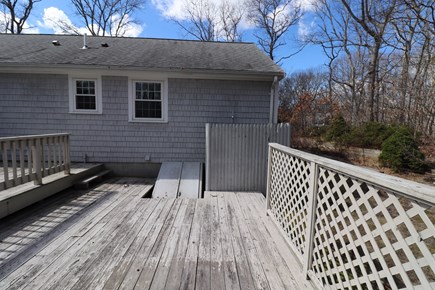 Dennis Cape Cod vacation rental - deck with outside shower