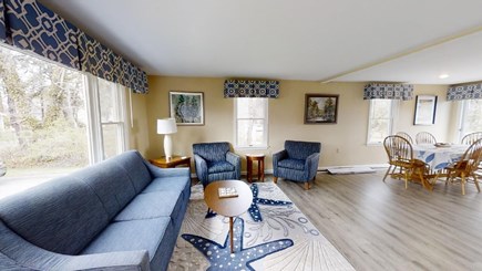 South Yarmouth Cape Cod vacation rental - Living room/ dining room