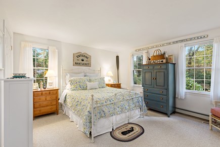 Orleans Cape Cod vacation rental - First floor bedroom with a queen bed and plenty of storage