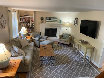 Harwich Center Cape Cod vacation rental - Living room w/ Smart TV