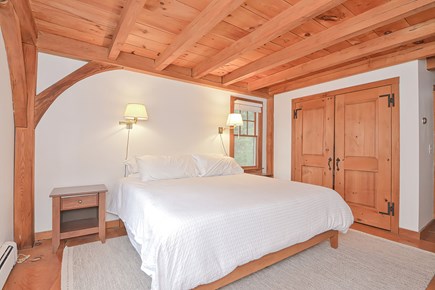 West Falmouth Cape Cod vacation rental - 1st floor bedroom (Bedroom #1) with King bed and ensuite bath