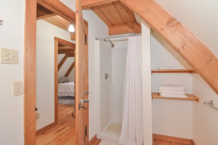 West Falmouth Cape Cod vacation rental - Upstairs bathroom shower