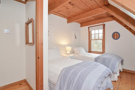 West Falmouth Cape Cod vacation rental - Upstairs Bedroom (Bedroom #4) with two twin beds