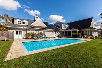 Orleans Cape Cod vacation rental - Expansive backyard with an inground swimming pool