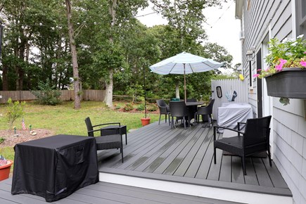 Chatham Cape Cod vacation rental - Deck area (outdoor sofa under cover)