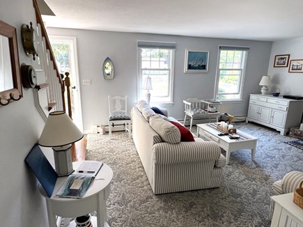 Chatham Cape Cod vacation rental - Living room with stairs up