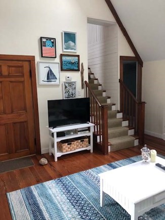 Osterville, Carriage House Cape Cod vacation rental - stairwell to second floor