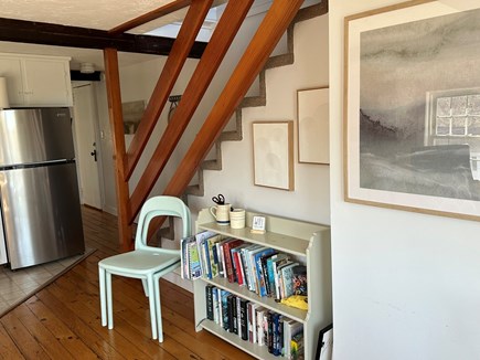 East Dennis Cape Cod vacation rental - Books, stairs to loft
