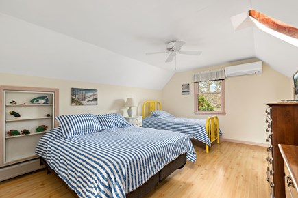Eastham Cape Cod vacation rental - Third bedroom on the upper level with a queen bed and a twin bed