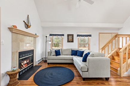 Eastham Cape Cod vacation rental - Gorgeous vaulted ceilings in the living room