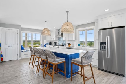 Sandwich Cape Cod vacation rental - Beautiful updates kitchen with island seating.