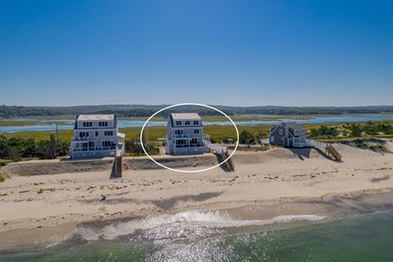 East Sandwich Cape Cod vacation rental - Oceanfront, private beach, two large decks overlooking the ocean.