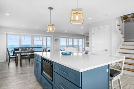 East Sandwich Cape Cod vacation rental - Kitchen island with counter seating for 4