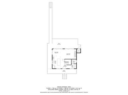 East Sandwich Cape Cod vacation rental - First Floor Floor Plan