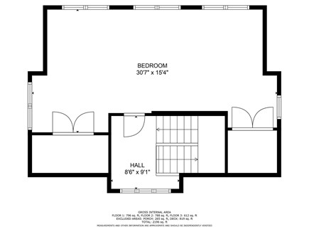 East Sandwich Cape Cod vacation rental - 3rd Floor Floor Plan
