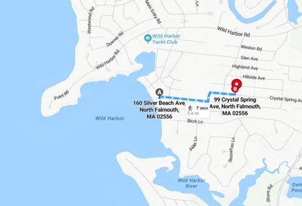 North Falmouth Cape Cod vacation rental - 7 min walk to beach entrance