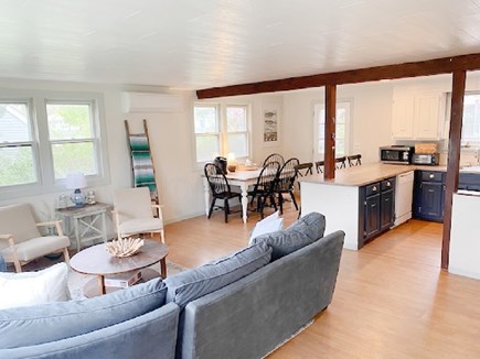 North Falmouth Cape Cod vacation rental - Living Room/Dining Area