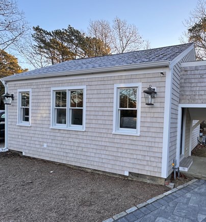 New Seabury, Mashpee, MA Cape Cod vacation rental - Side of cottage, front is on the left in front of driveway