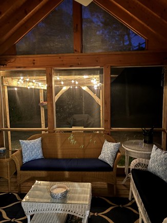 East Falmouth Cape Cod vacation rental - Evenings on the porch!