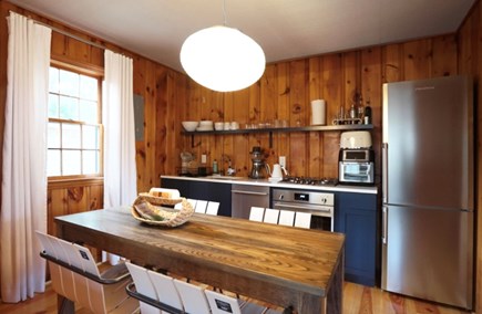 Dennis Port Cape Cod vacation rental - Kitchen with gas range, oven, dishwasher, coffee maker, toaster